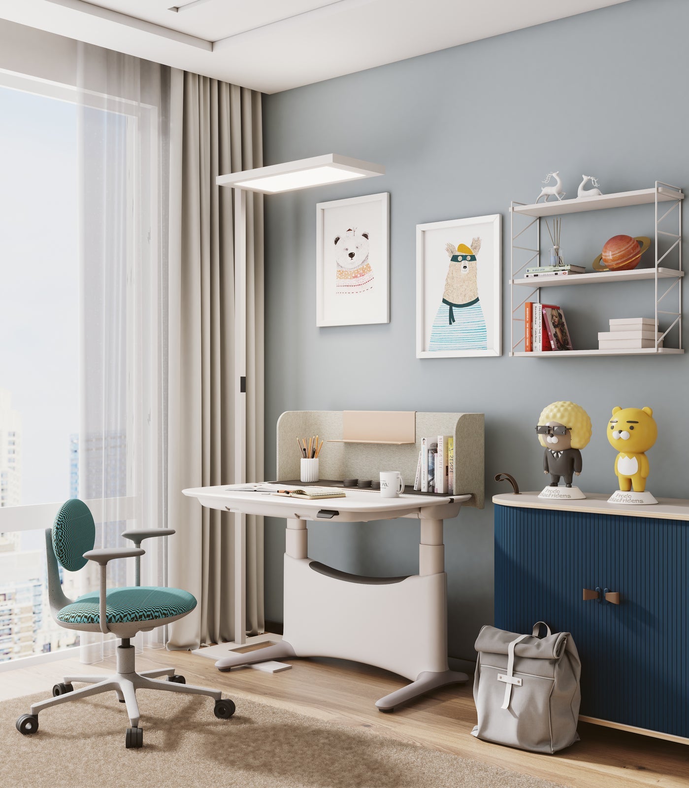 1.2m UPON Height Adjustable Motorised Sit or Stand Desk - Cosy Abode