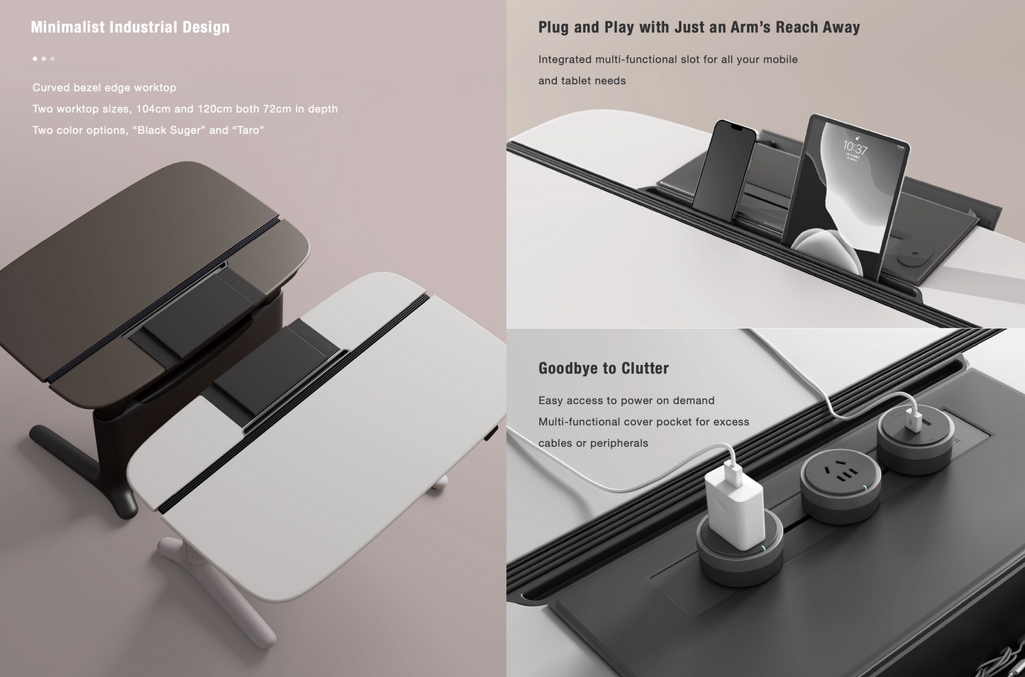 1.2m UPON Height Adjustable Motorised Sit or Stand Desk - Cosy Abode