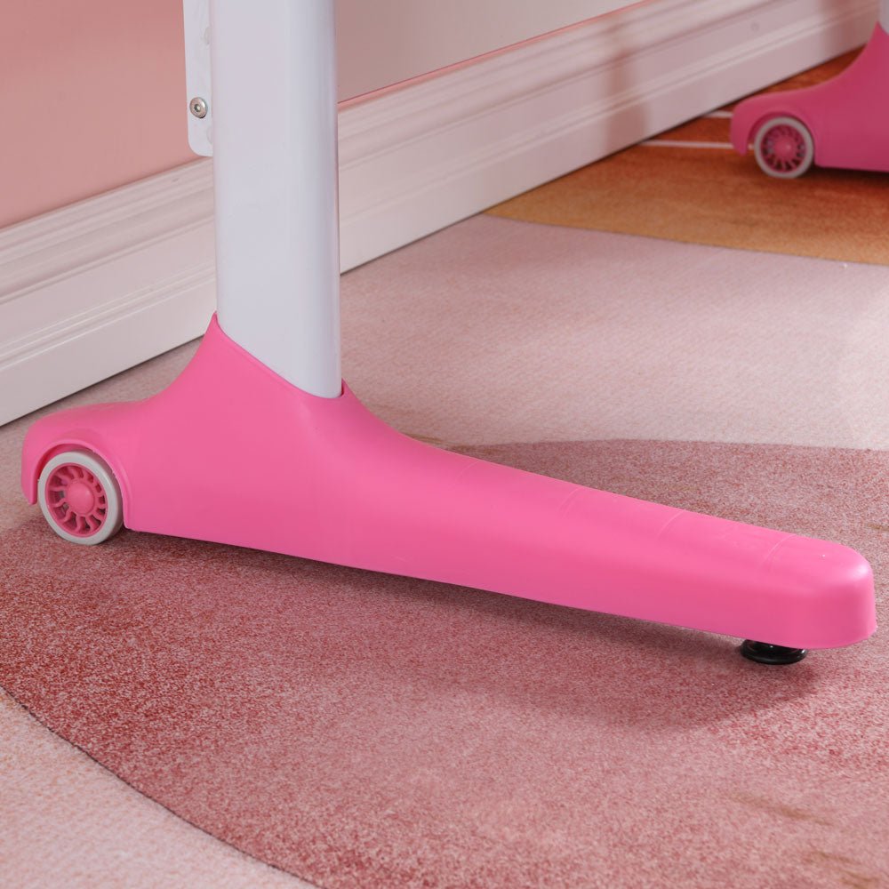 120cm Height Adjustable Children Kids Ergonomic Study Desk Pink AU - Cosy Abode