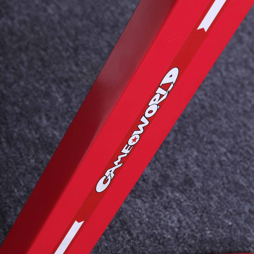 140cm RGB Gaming Desk Home Office Carbon Fiber Led Lights Game Racer Computer PC Table Z-Shaped Red - Cosy Abode