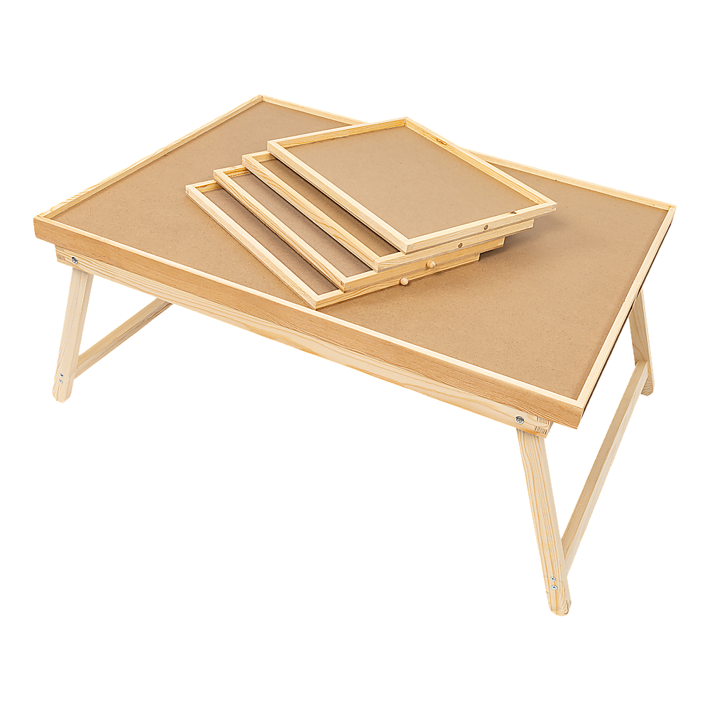 1500 Piece Puzzle Board, 70cm x 90cm Wooden Jigsaw Puzzle Table with Legs - Cosy Abode
