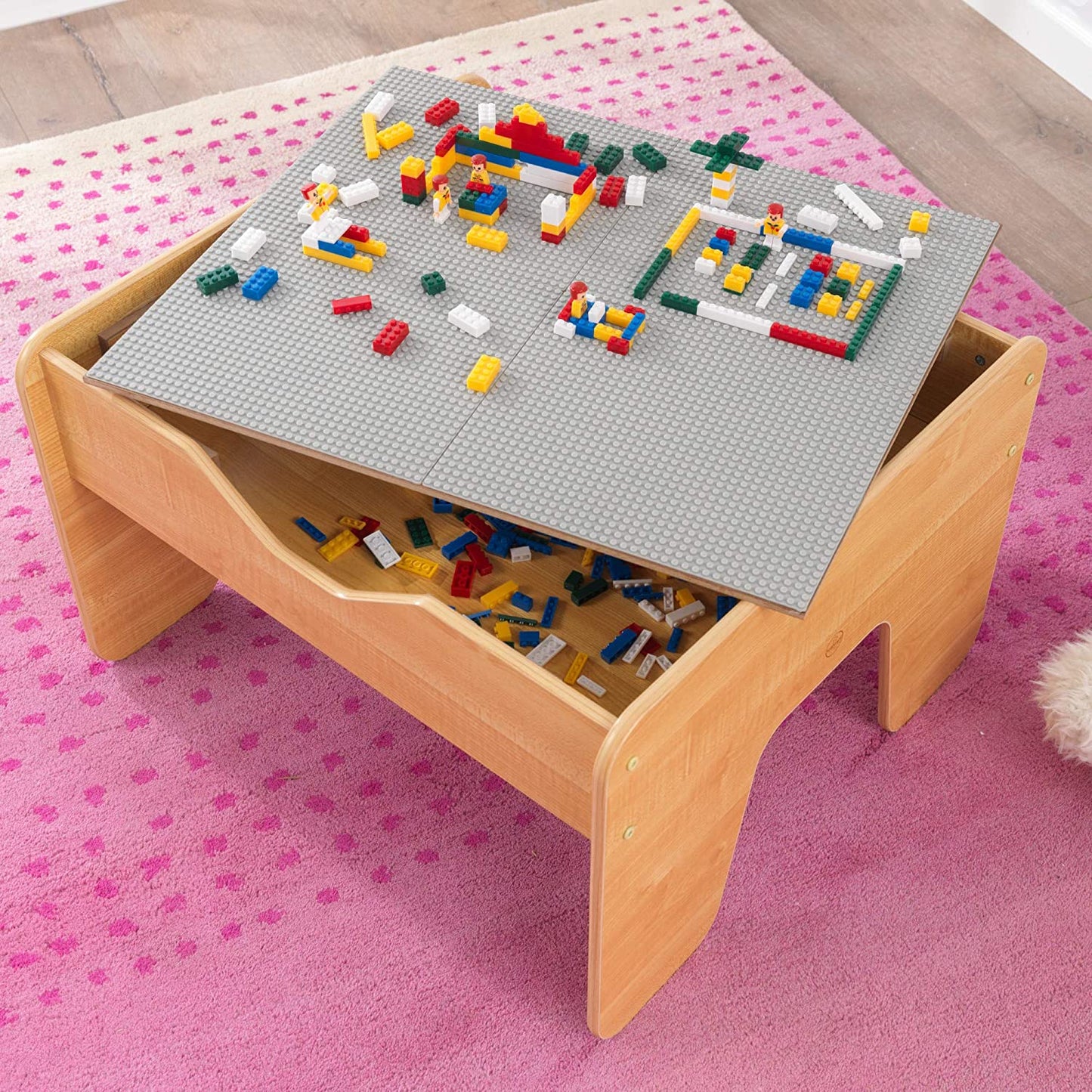 2-in-1 Activity Table with Board for kids 64 x 60 x 40 cm - Cosy Abode