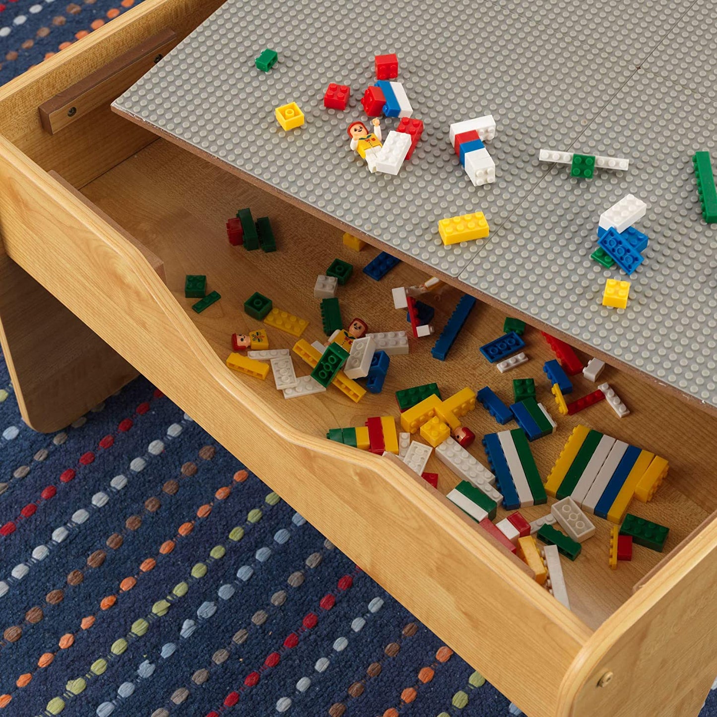 2-in-1 Activity Table with Board for kids 64 x 60 x 40 cm - Cosy Abode