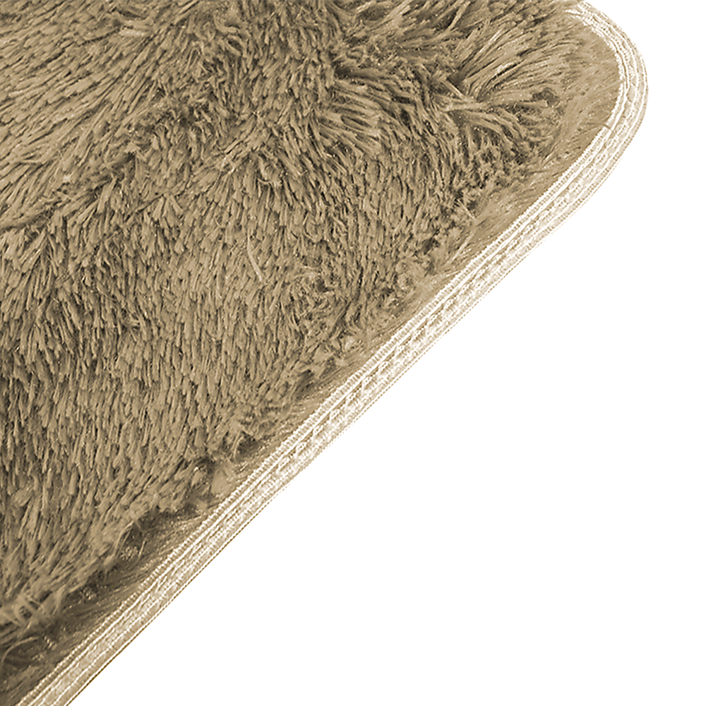 200x140cm Floor Rugs Large Shaggy Rug Area Carpet Bedroom Living Room Mat - Beige - Cosy Abode