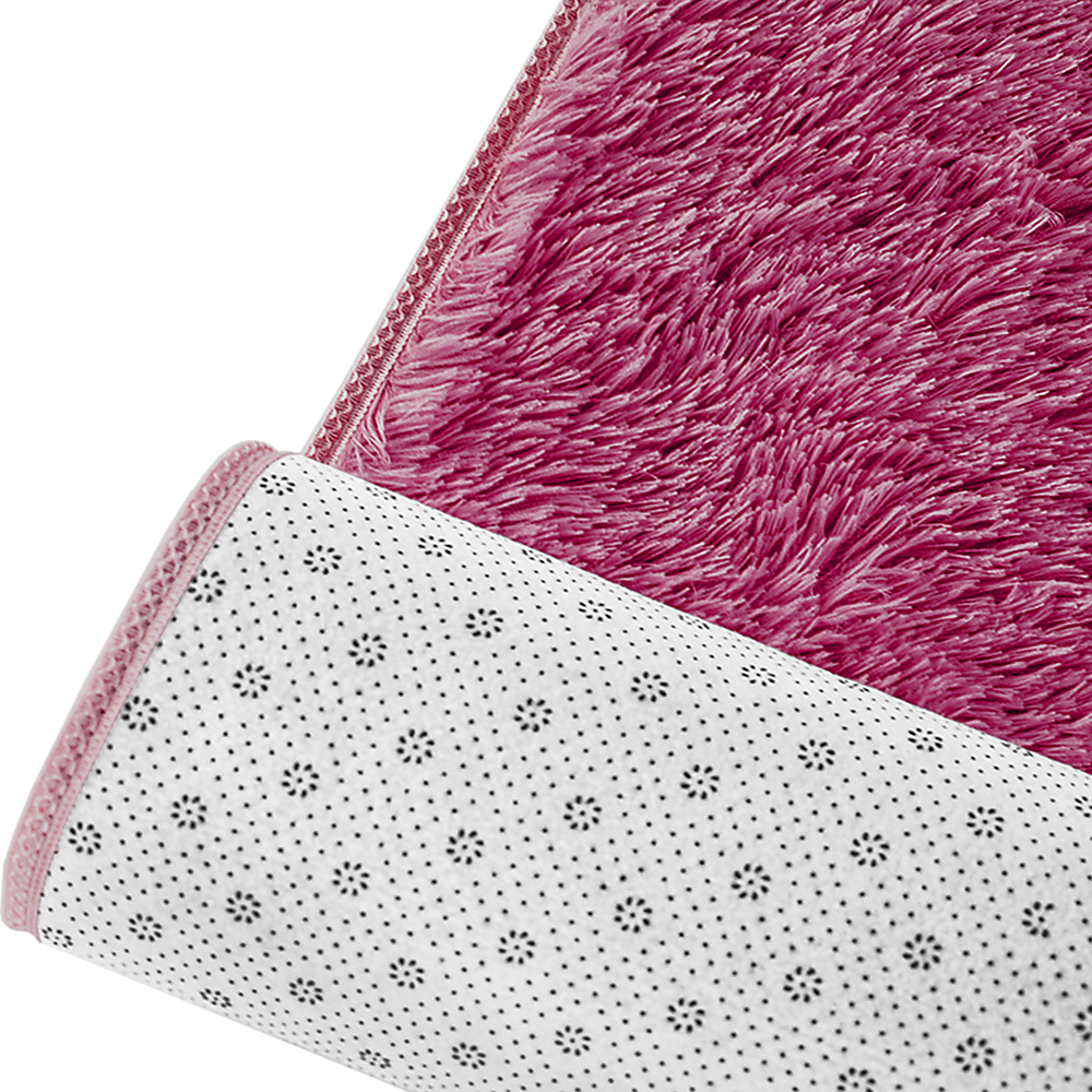 200x140cm Floor Rugs Large Shaggy Rug Area Carpet Bedroom Living Room Mat - Burgundy - Cosy Abode