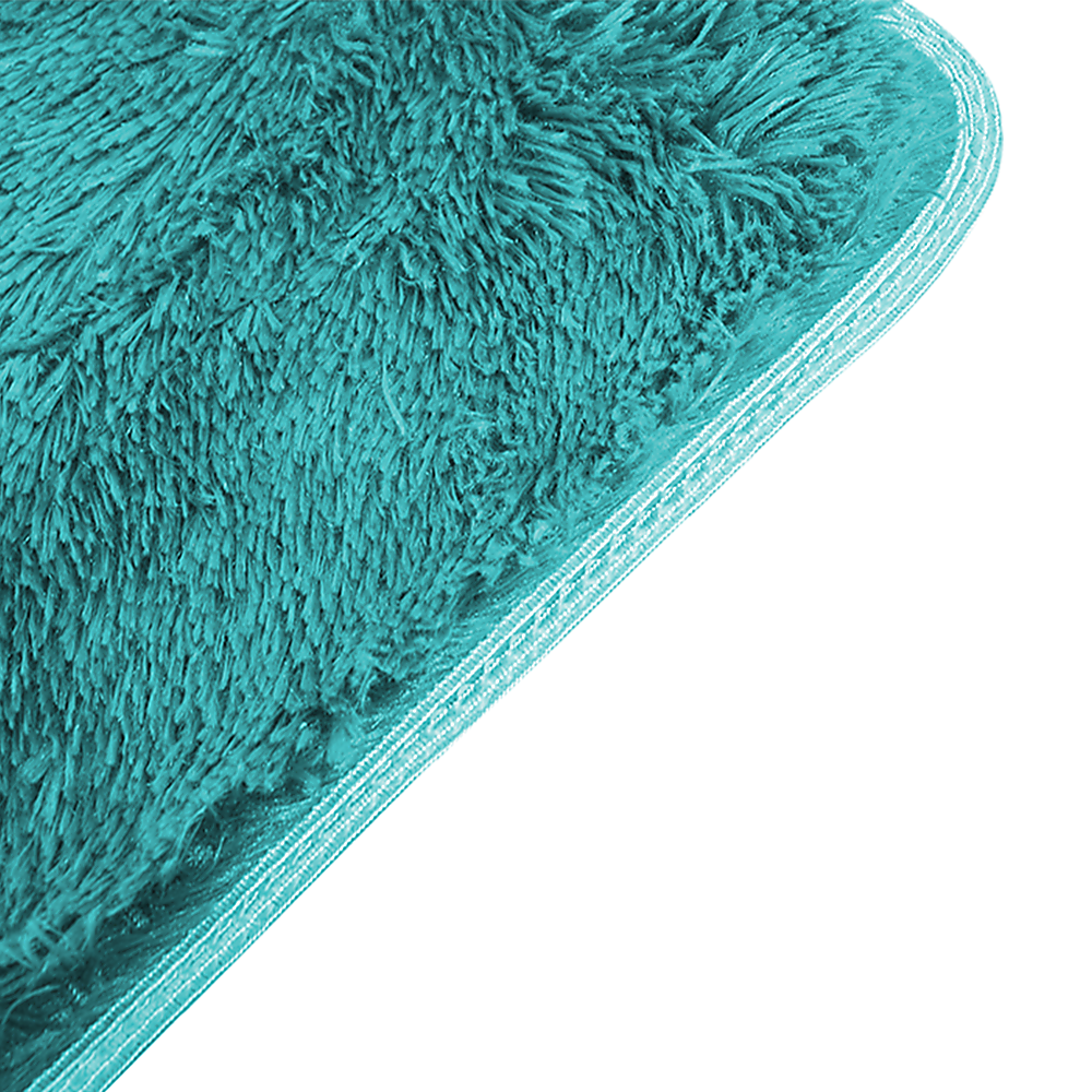 200x140cm Floor Rugs Large Shaggy Rug Area Carpet Bedroom Living Room Mat - Turquoise - Cosy Abode