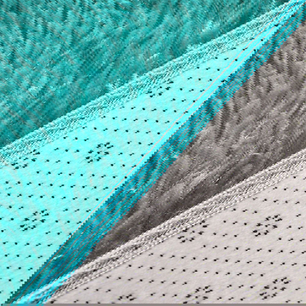 200x140cm Floor Rugs Large Shaggy Rug Area Carpet Bedroom Living Room Mat - Turquoise - Cosy Abode