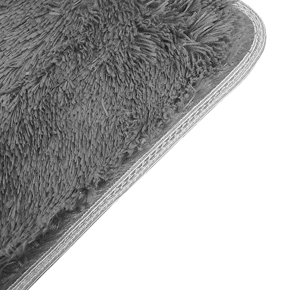 230x160cm Floor Rugs Large Shaggy Rug Area Carpet Bedroom Living Room Mat - Grey - Cosy Abode