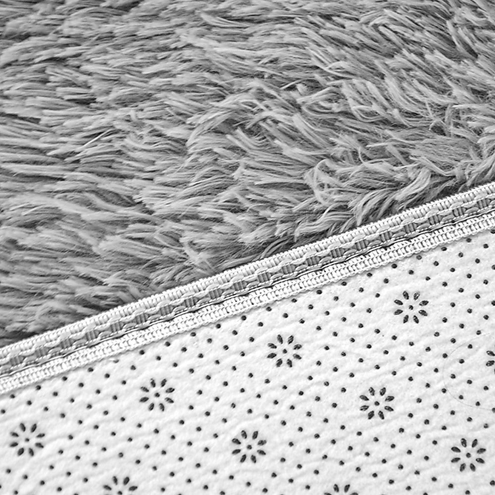 230x160cm Floor Rugs Large Shaggy Rug Area Carpet Bedroom Living Room Mat - Grey - Cosy Abode