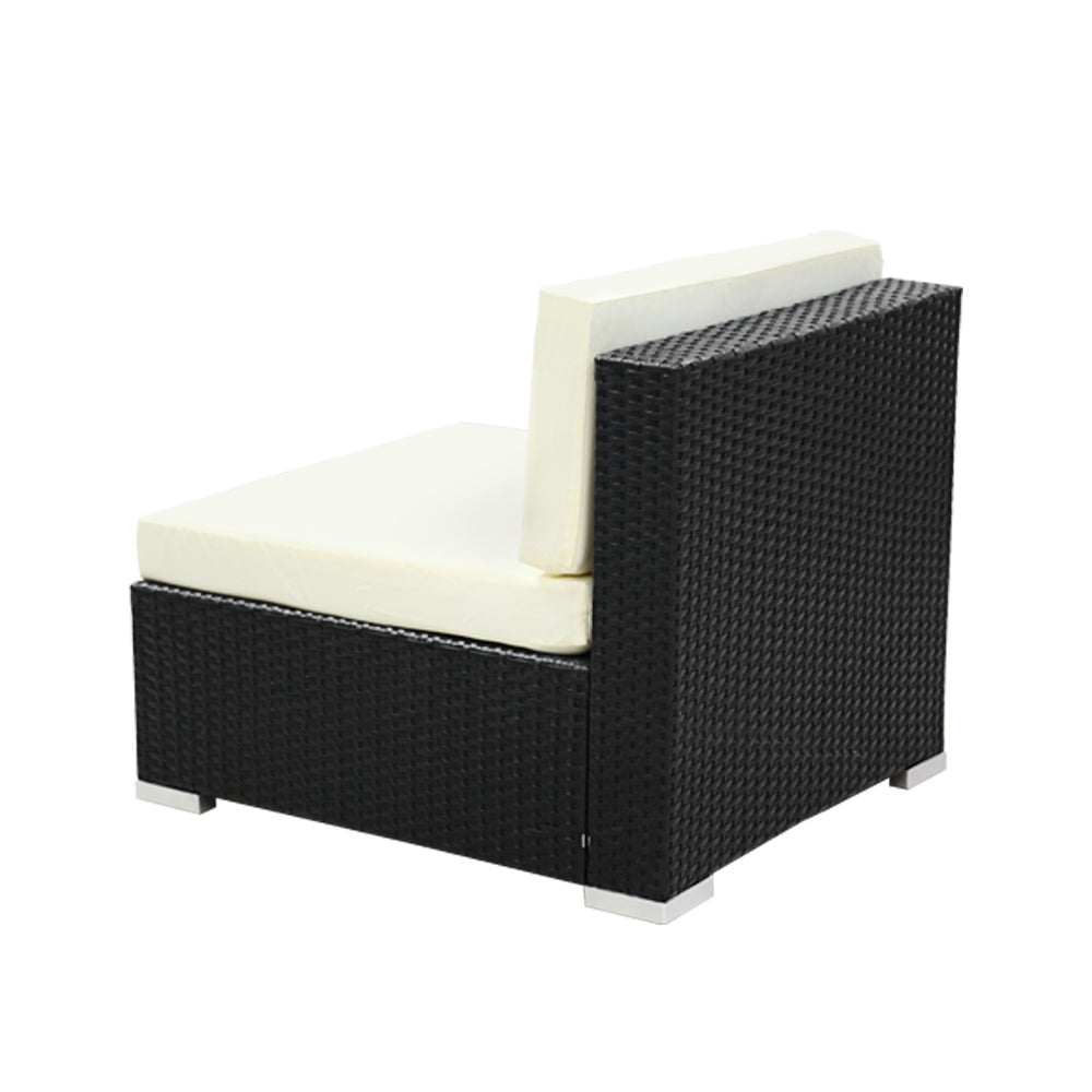 2PC Gardeon Outdoor Furniture Sofa Set Wicker Rattan Garden Lounge Chair Setting - Cosy Abode