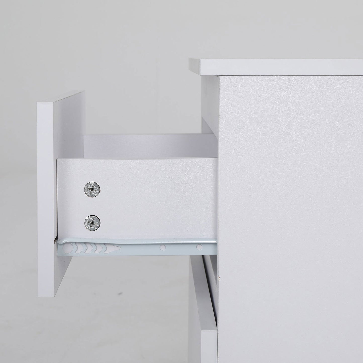 2X Bedside Table Side Storage Cabinet Nightstand Bedroom 2 Drawer JOSS BLACK - Cosy Abode