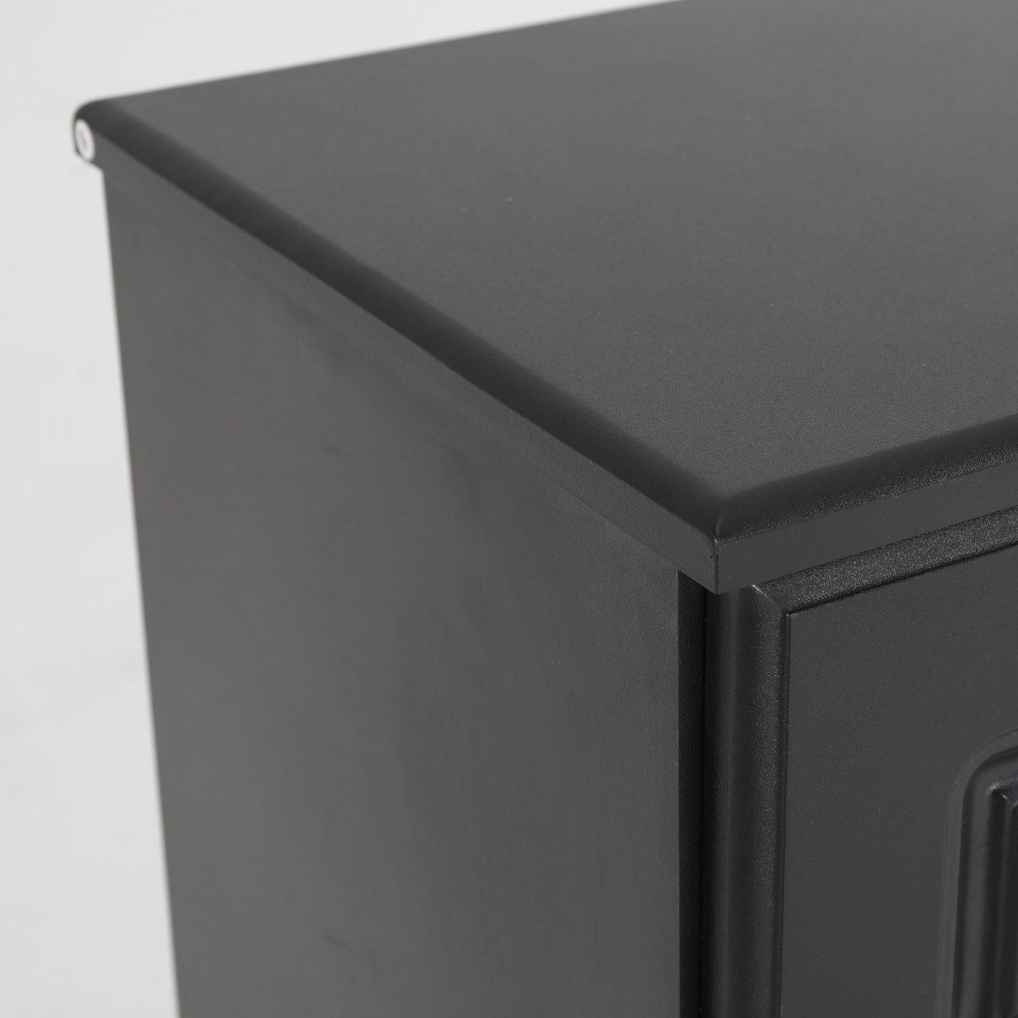 2X Bedside Table Side Storage Cabinet Nightstand Bedroom 2 Drawer KEVA BLACK - Cosy Abode