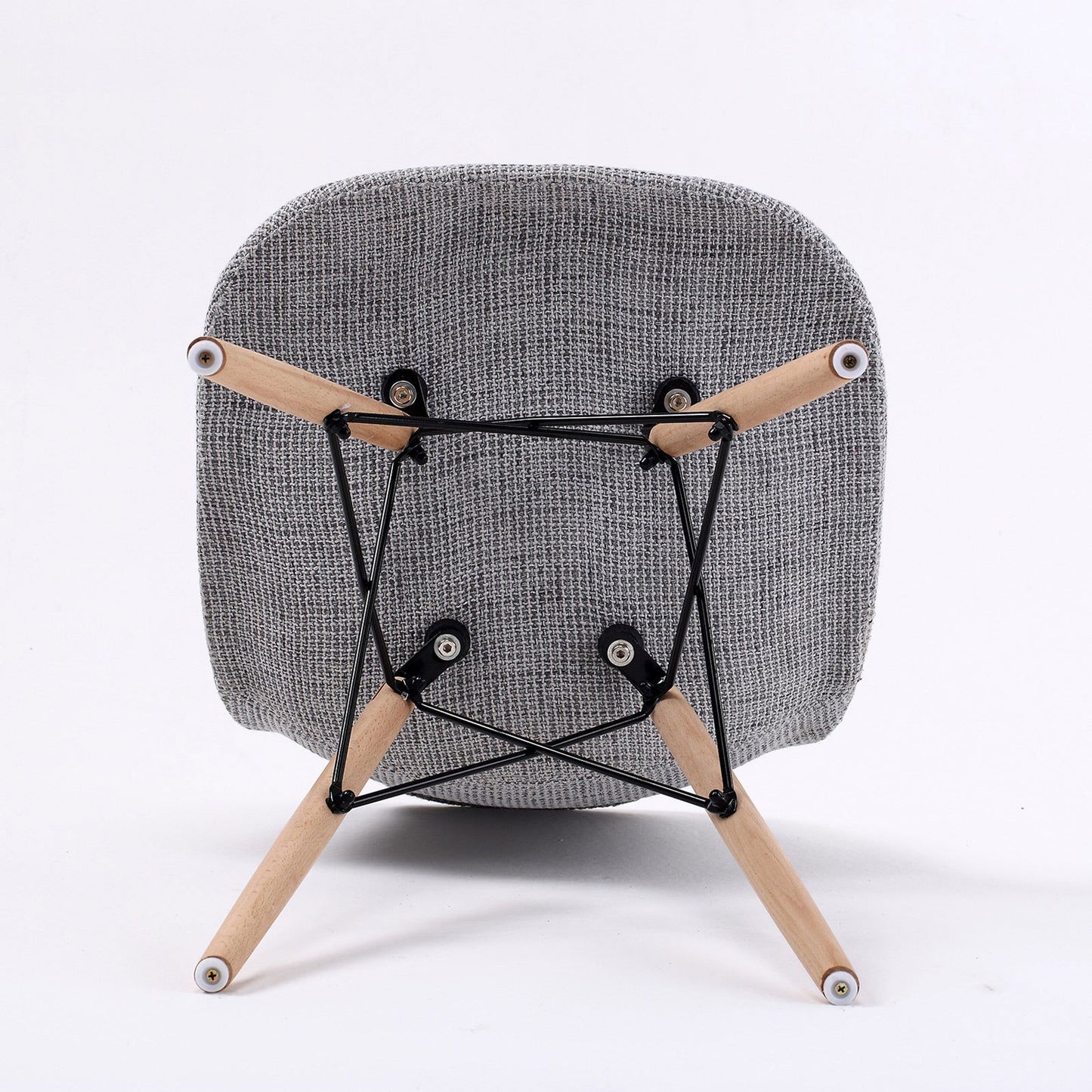 2X Retro Dining Cafe Chair DSW GREY - Cosy Abode