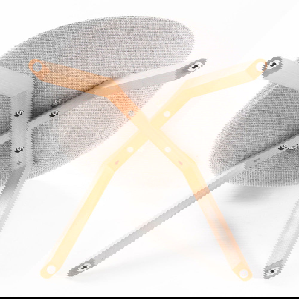 2X Retro Dining Cafe Chair Padded Seat GREY - Cosy Abode