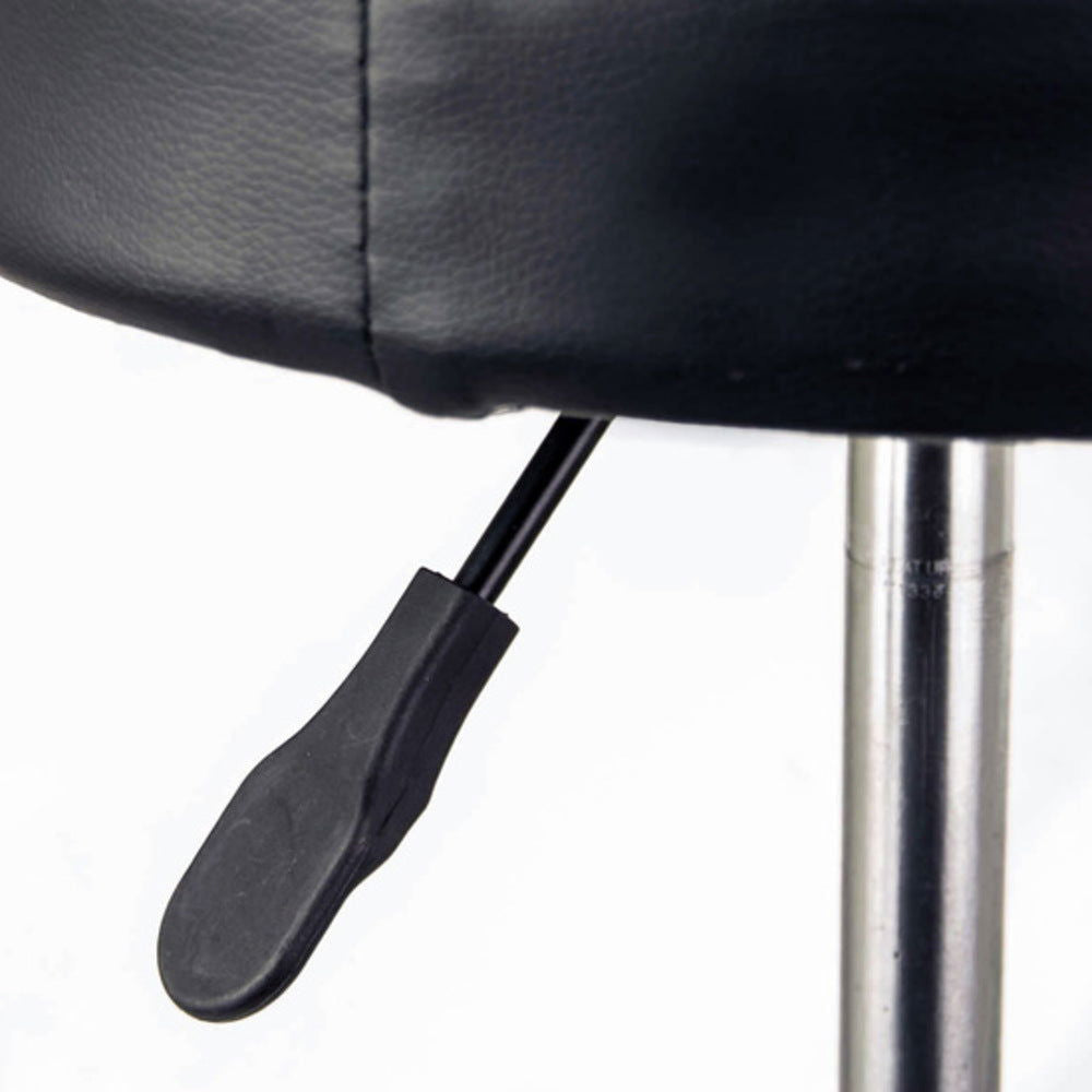 2X Swivel Salon Barber Stool Chair Round Type BLACK - Cosy Abode