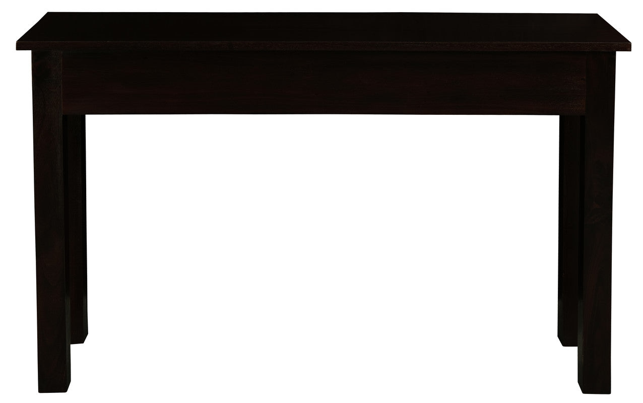 2 Drawer Straight Leg Sofa/Hall Table (Chocolate) - Cosy Abode