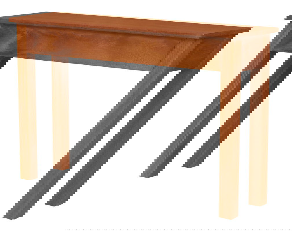 2 Drawer Straight Leg Sofa/Hall Table (Light Pecan) - Cosy Abode