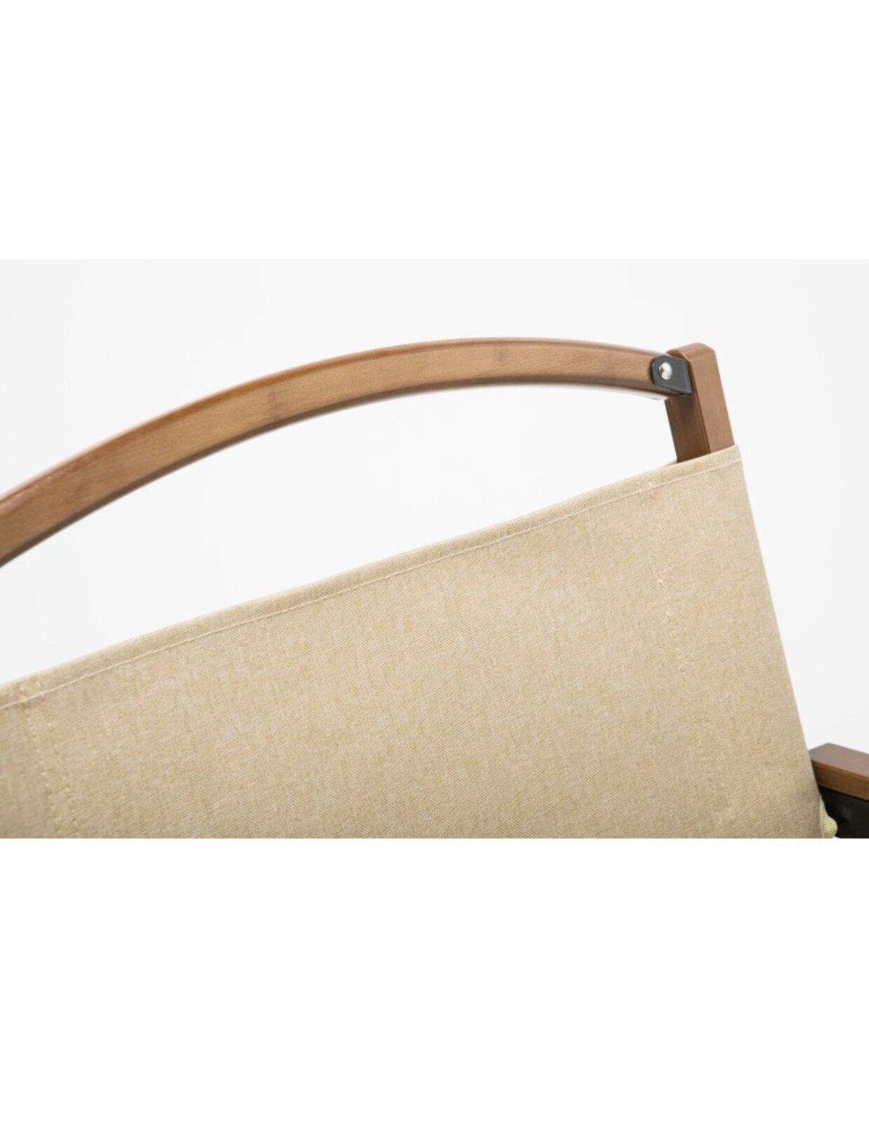 2x Bamboo Foldable Outdoor Camping Chair Wooden Travel Picnic Park Folding - Khaki/Beige - Cosy Abode