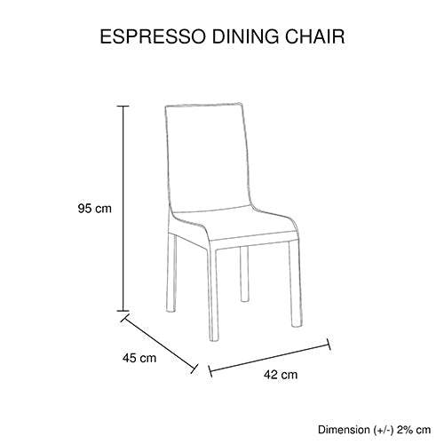 2x Steel Frame Black Leatherette Medium High Backrest Dining Chairs with Wooden legs - Cosy Abode