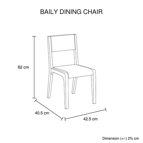 2x Wooden Frame Black Leatherette Medium High Backrest Dining Chairs - Cosy Abode