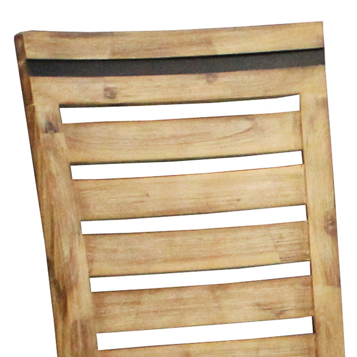 2x Wooden Frame Leatherette Solid Wood Acacia Dining Chairs in Silver Brush Colour - Cosy Abode