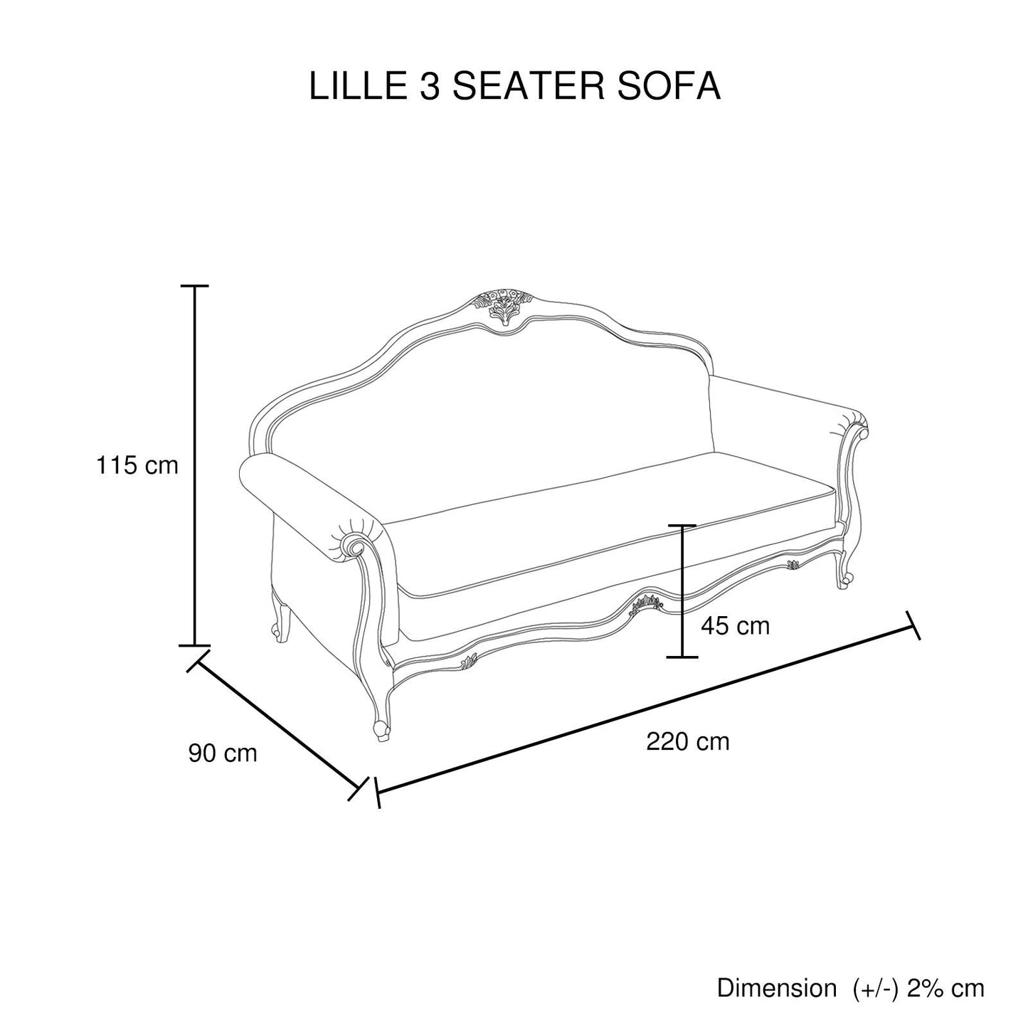 3S+2S+1X Wing Chair Oak Wood White Washed Finish Rolled Armrest Linen Sofa Fabric - Cosy Abode