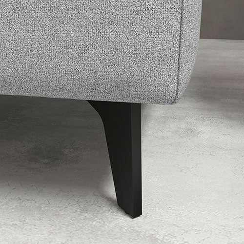 3 Seater Sofa Light Grey Fabric with Solid Timber Frame - Cosy Abode
