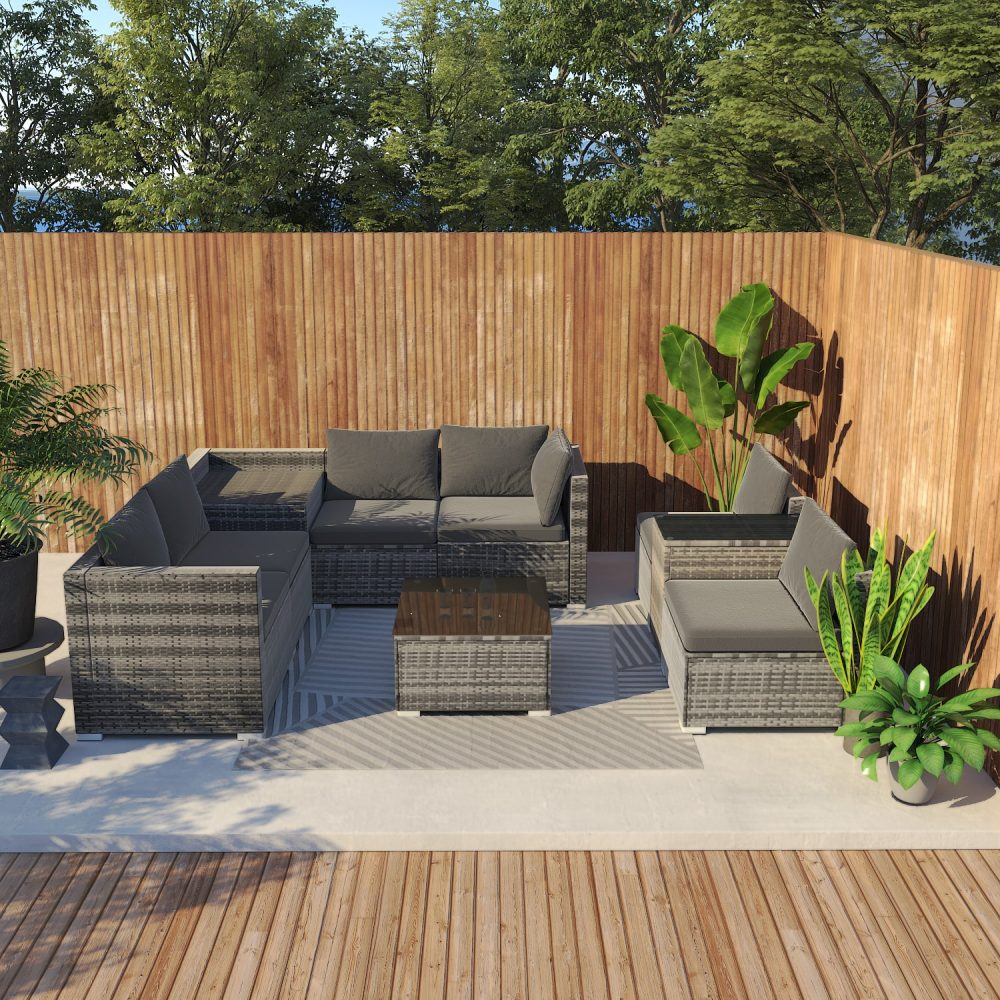 9-Piece Outdoor Setting - Cosy Abode