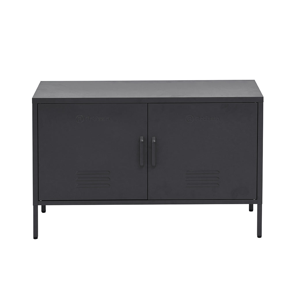 ArtissIn Buffet Sideboard Metal Cabinet - BASE Charcoal - Cosy Abode