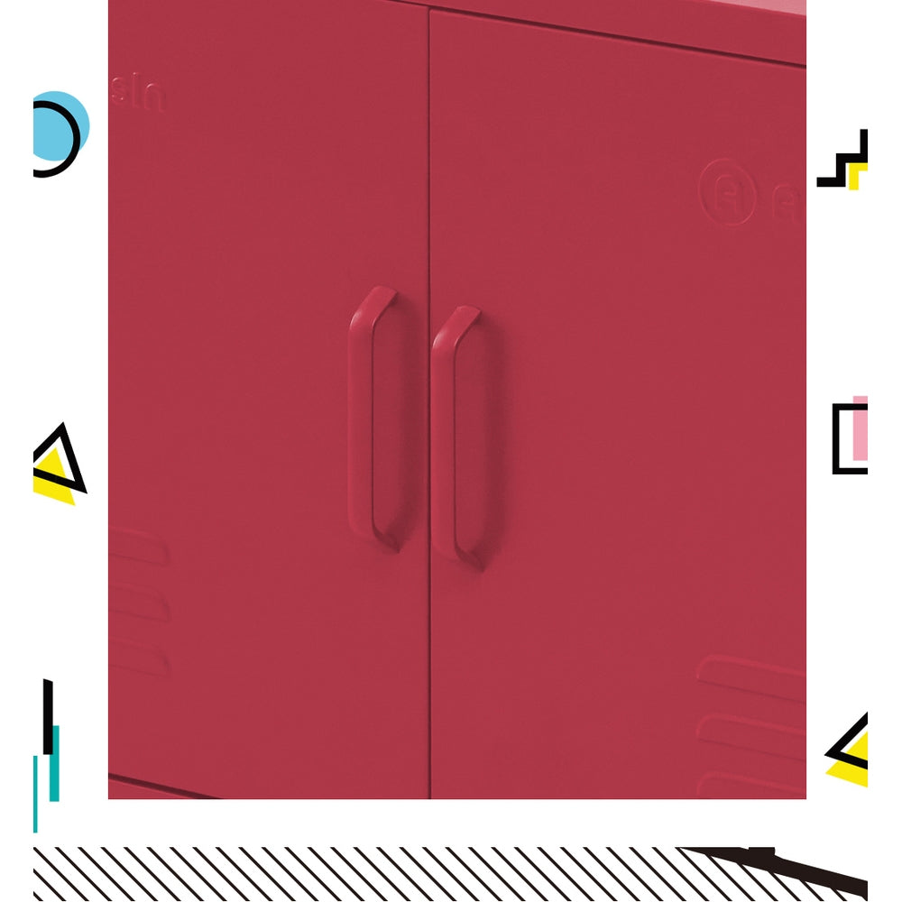 ArtissIn Buffet Sideboard Metal Cabinet - BASE Pink - Cosy Abode