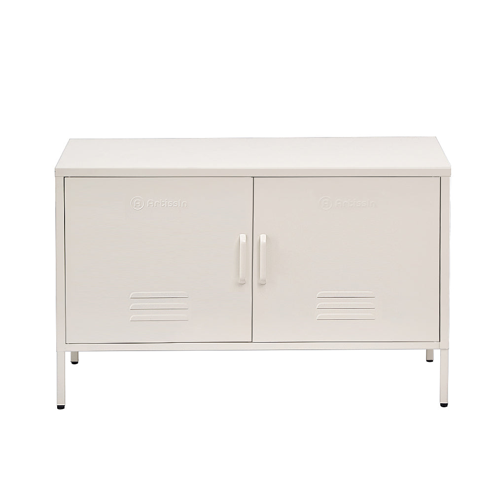 ArtissIn Buffet Sideboard Metal Cabinet - BASE White - Cosy Abode