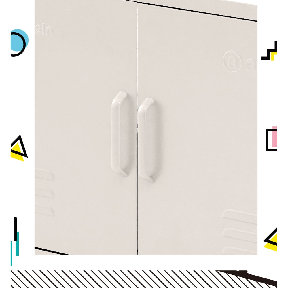 ArtissIn Buffet Sideboard Metal Cabinet - BASE White - Cosy Abode