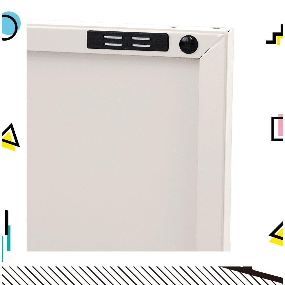 ArtissIn Buffet Sideboard Metal Cabinet - BASE White - Cosy Abode