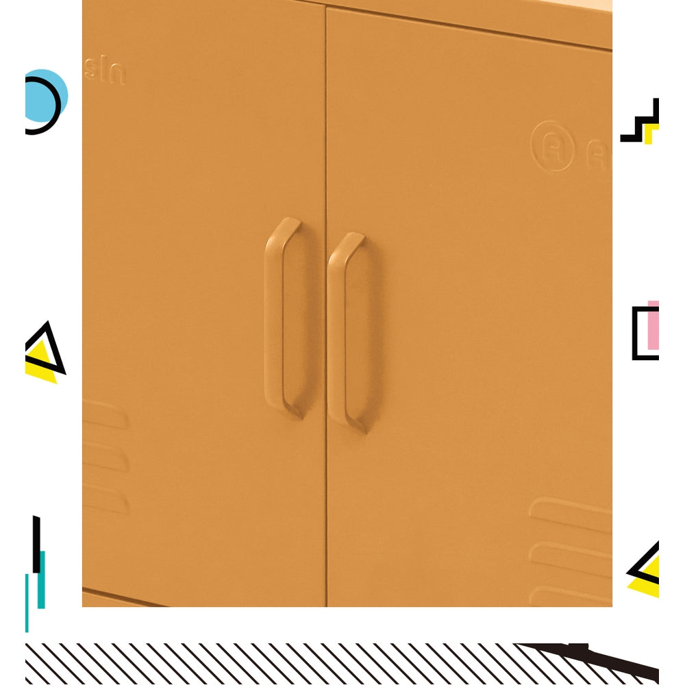ArtissIn Buffet Sideboard Metal Cabinet - BASE Yellow - Cosy Abode