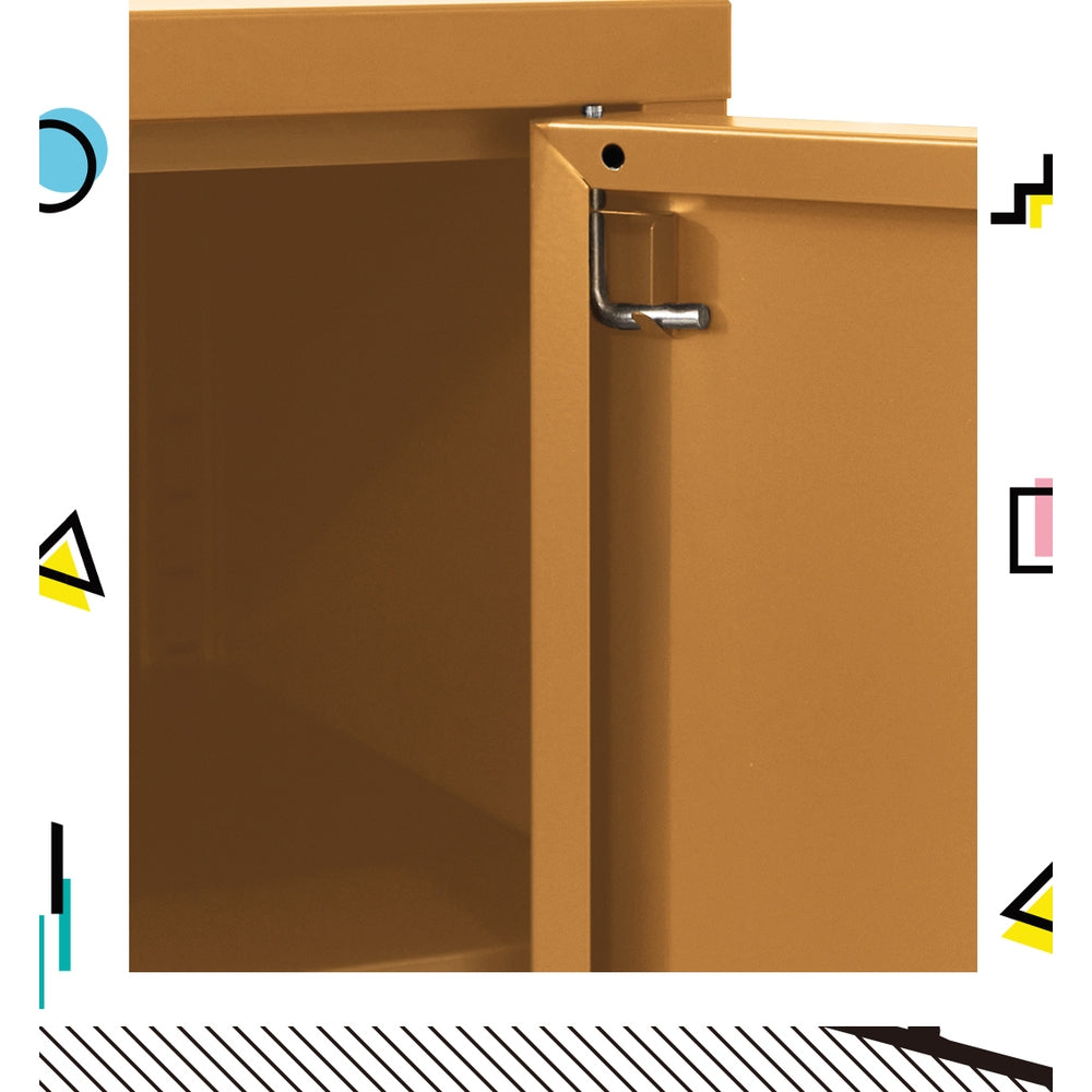 ArtissIn Buffet Sideboard Metal Cabinet - BASE Yellow - Cosy Abode