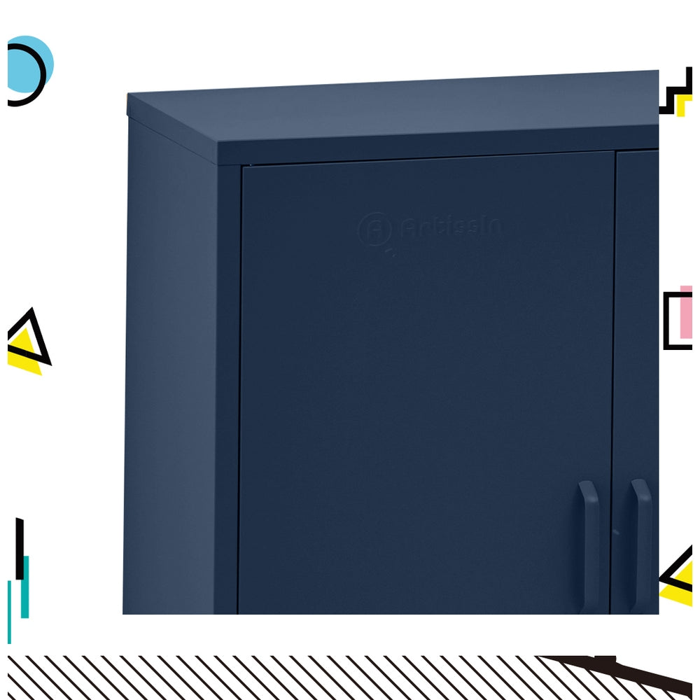 ArtissIn Buffet Sideboard Metal Cabinet - SWEETHEART Blue - Cosy Abode