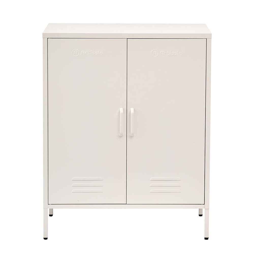 ArtissIn Buffet Sideboard Metal Cabinet - SWEETHEART White - Cosy Abode