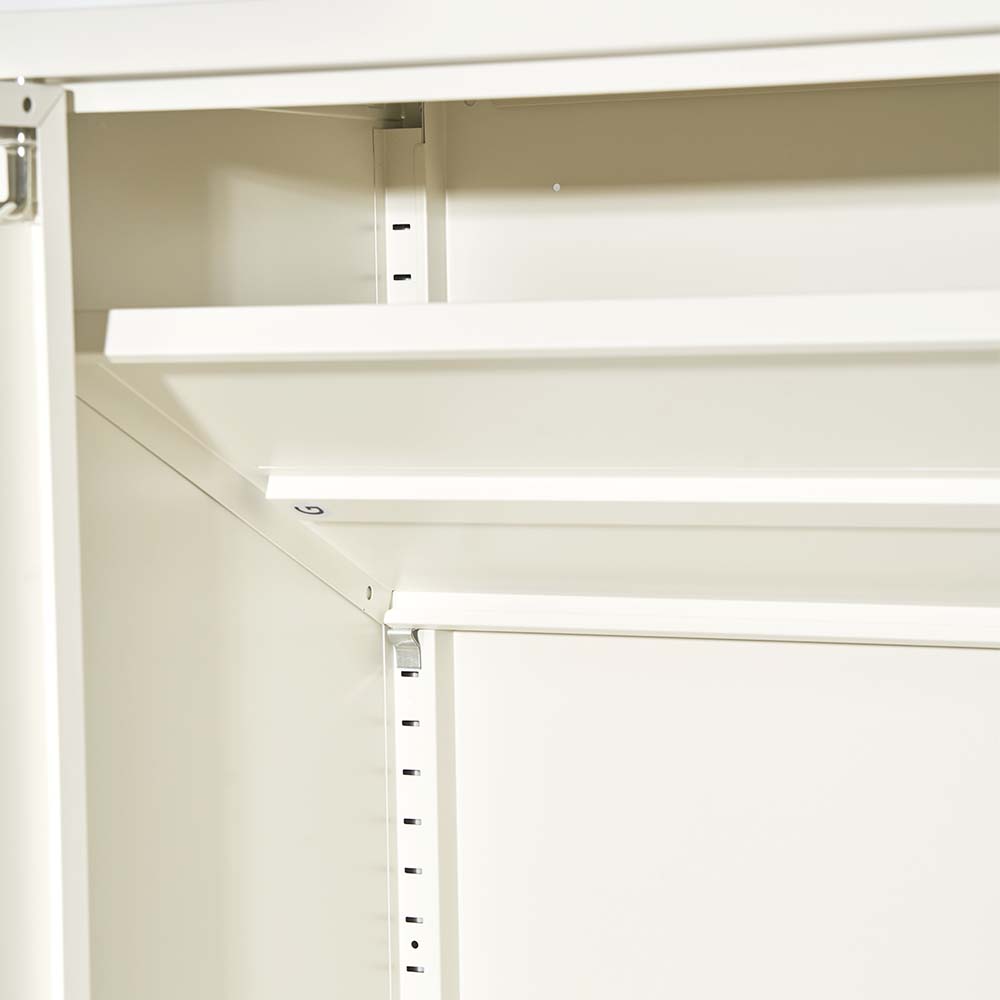 ArtissIn Buffet Sideboard Metal Cabinet - SWEETHEART White - Cosy Abode