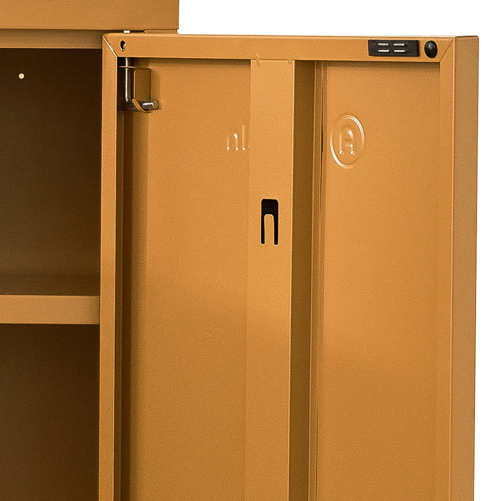 ArtissIn Buffet Sideboard Metal Cabinet - SWEETHEART Yellow - Cosy Abode