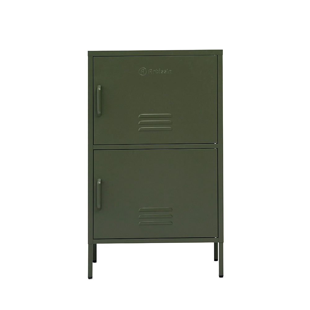 ArtissIn Buffet Sideboard Metal Cabinet - DOUBLE Green - Cosy Abode