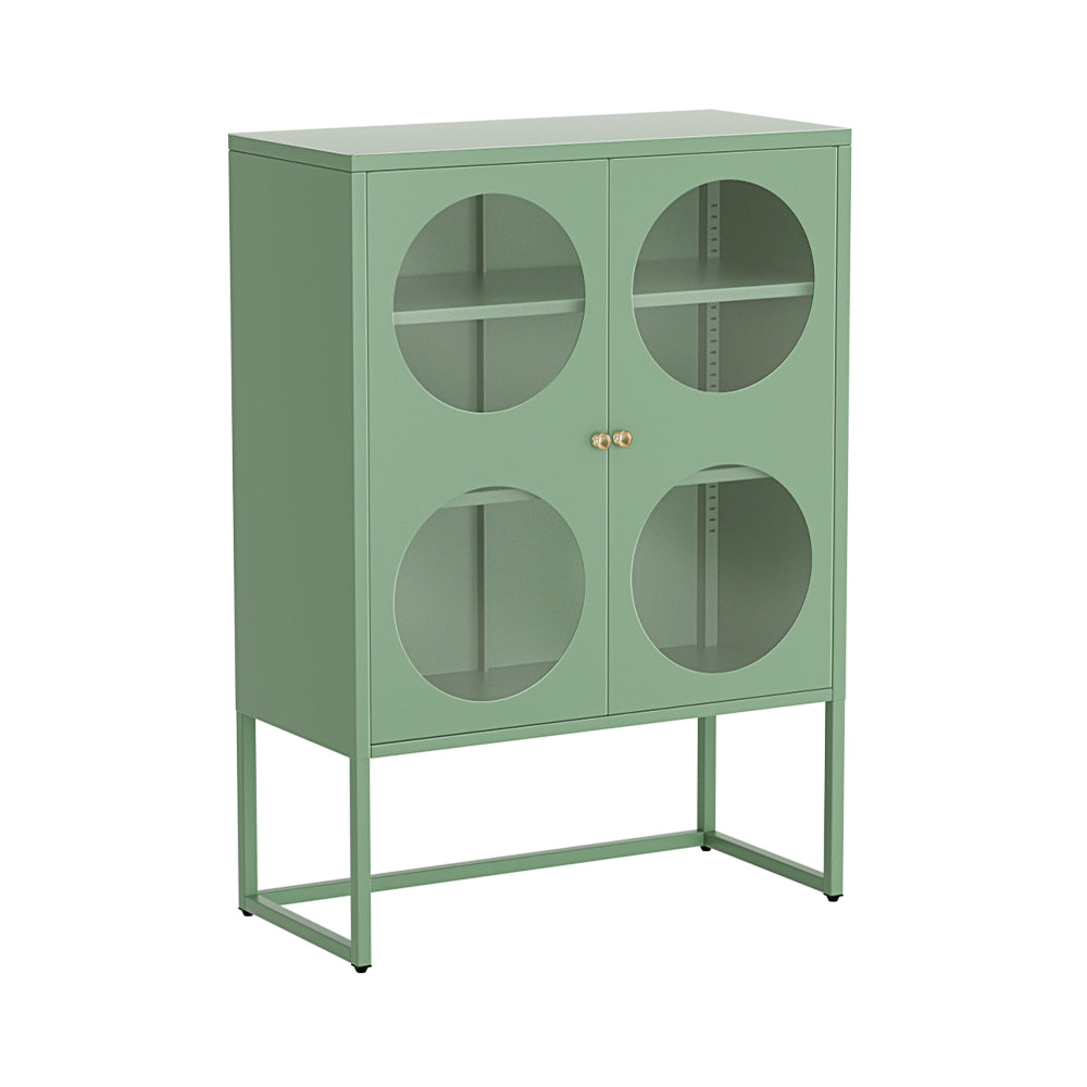ArtissIn Buffet Sideboard Metal Cabinet - ELLA Green - Cosy Abode