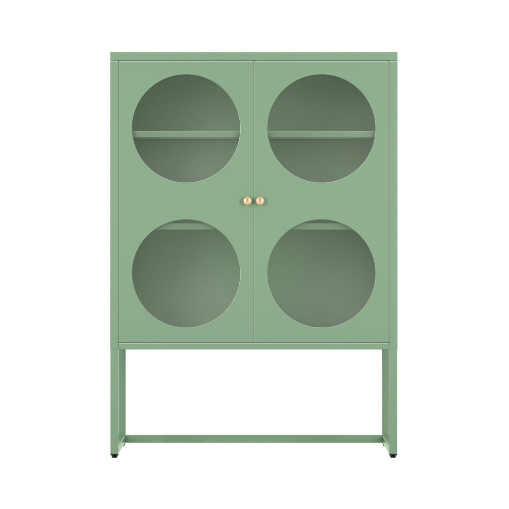 ArtissIn Buffet Sideboard Metal Cabinet - ELLA Green - Cosy Abode