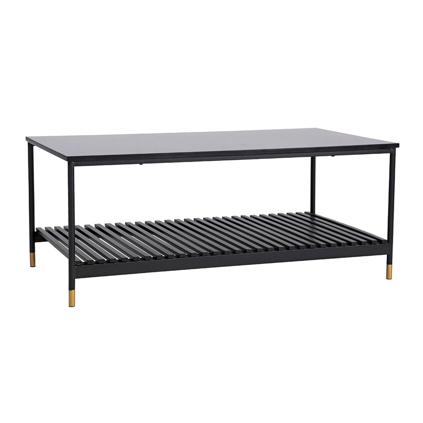 ALCONA Coffee Table In Matte Black - Cosy Abode