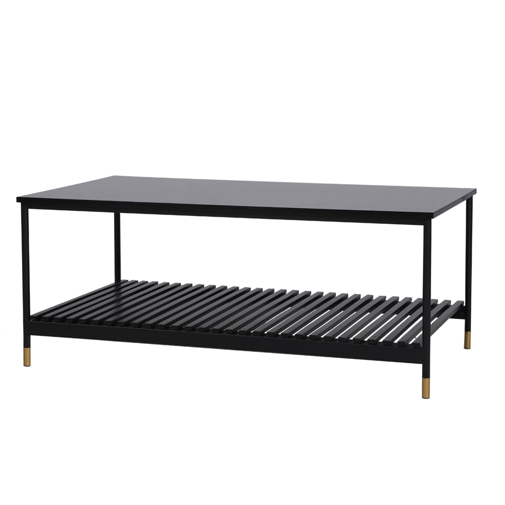 ALCONA Coffee Table In Matte Black - Cosy Abode