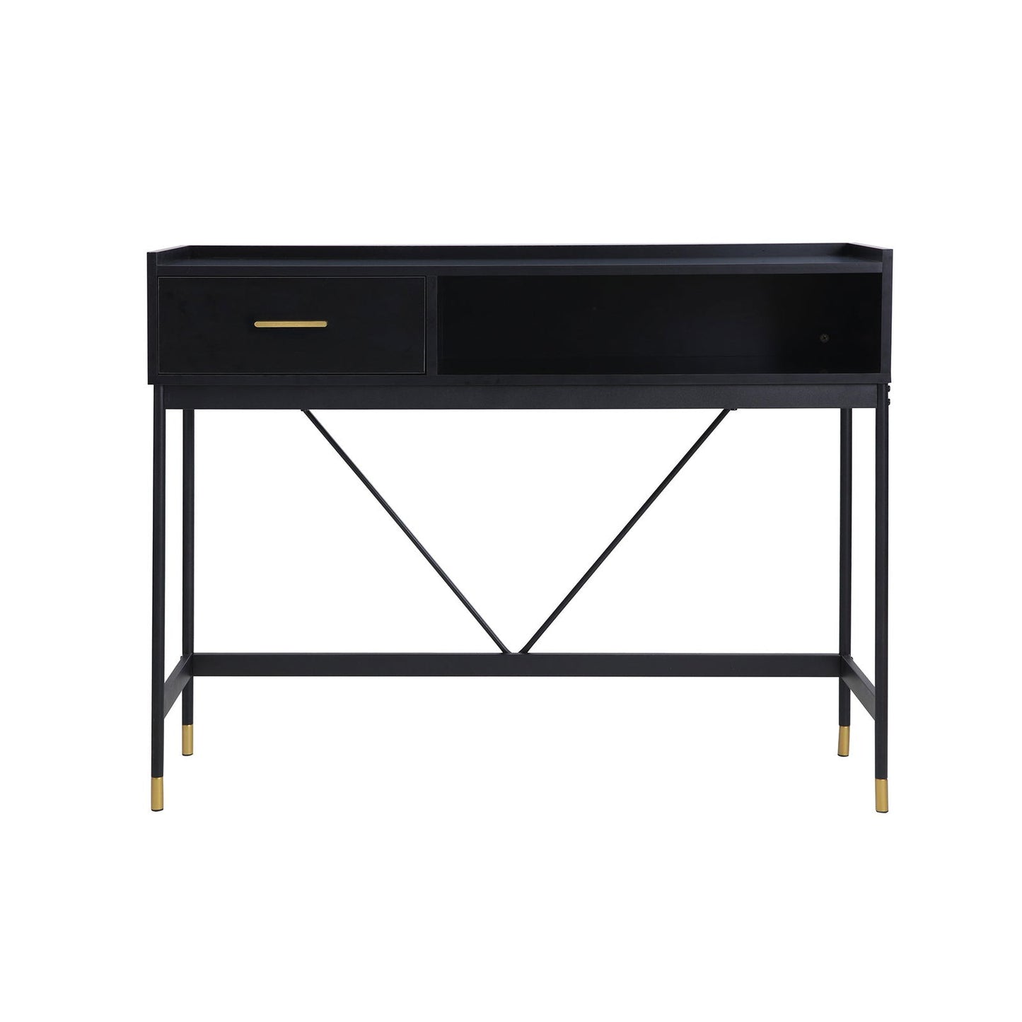 ALCONA Console Table In Matte Black - Cosy Abode