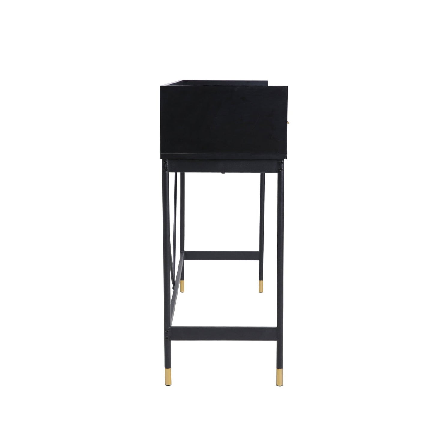 ALCONA Console Table In Matte Black - Cosy Abode
