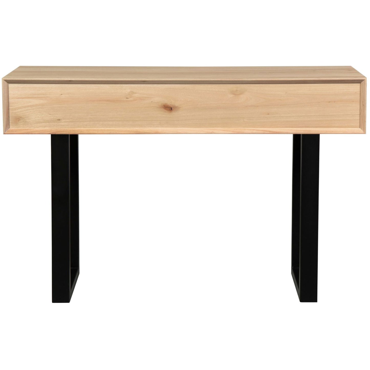 Aconite Console Hallway Entry Table 120cm Solid Messmate Timber Wood - Natural - Cosy Abode