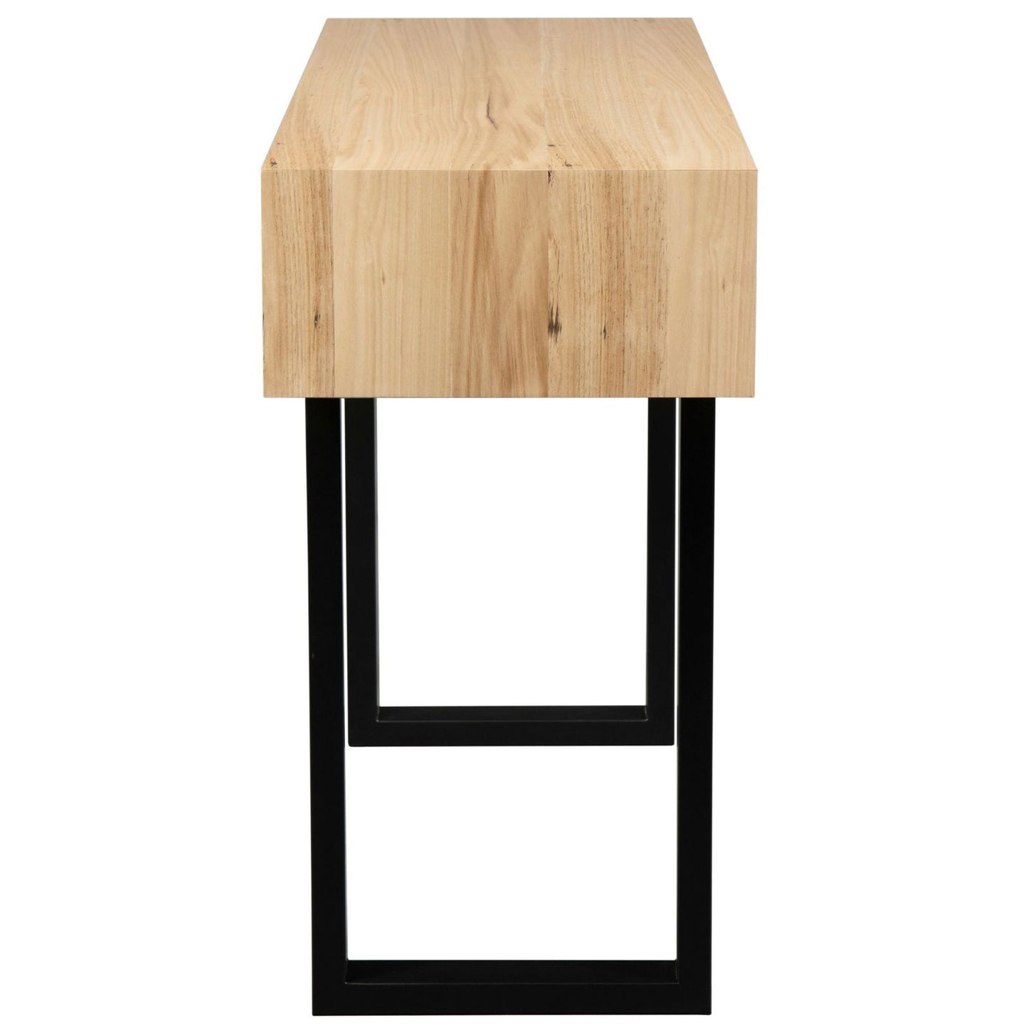 Aconite Console Hallway Entry Table 120cm Solid Messmate Timber Wood - Natural - Cosy Abode