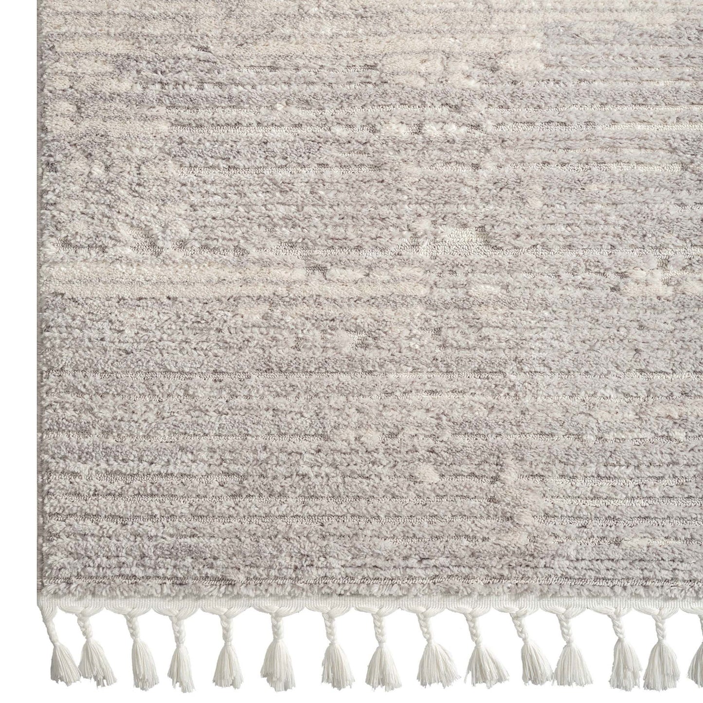 Addie Soft Pile Rug - Light Grey - 200x290 - Cosy Abode