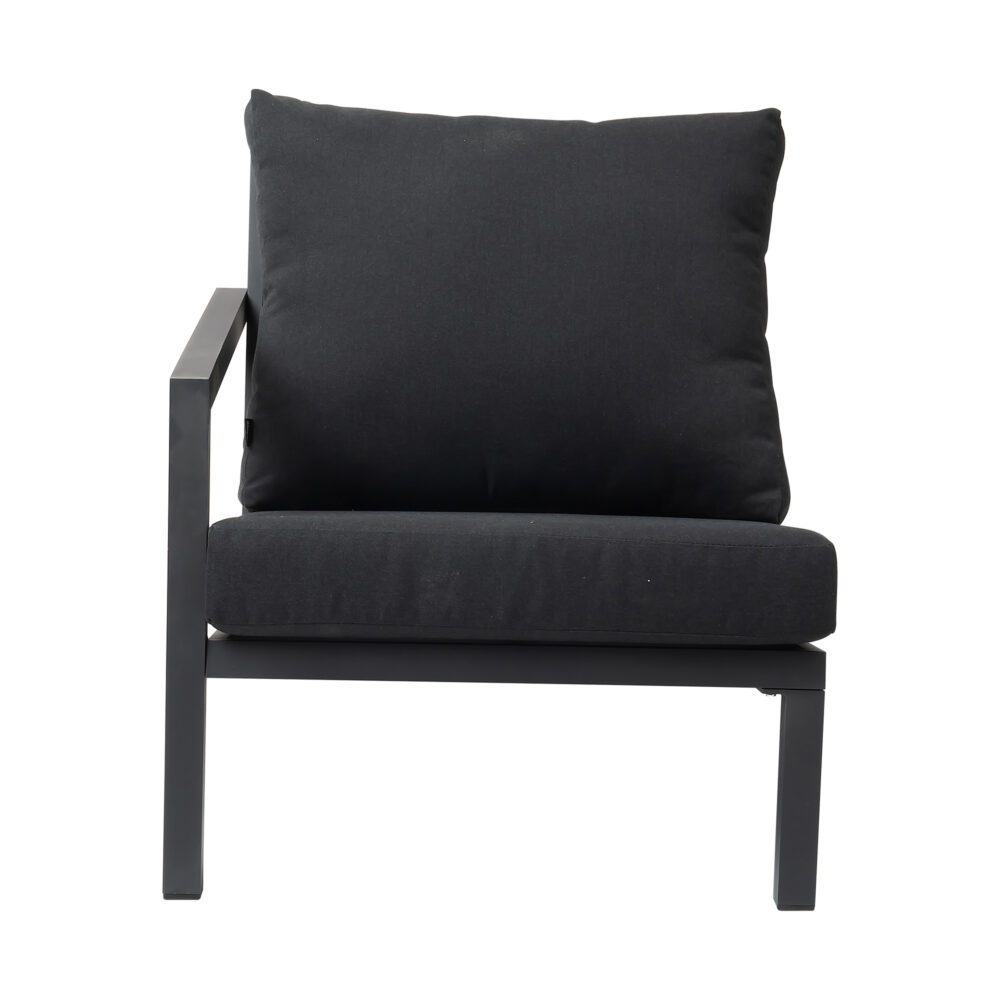 Aidan Garden Furniture Set in Slate Grey — 5 pieces - Cosy Abode